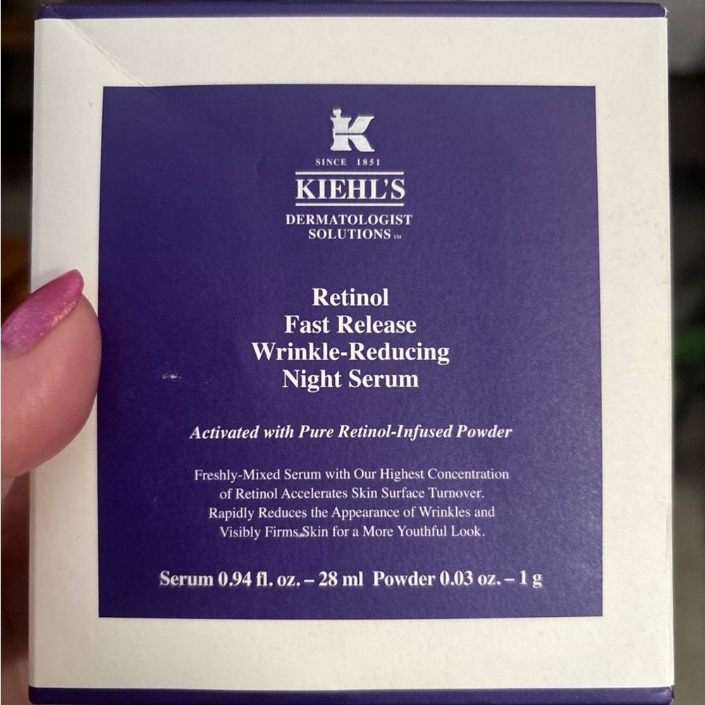 Kiehls retinol treatment